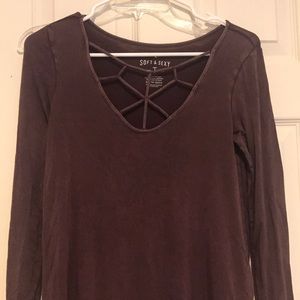 Purple American Eagle Top